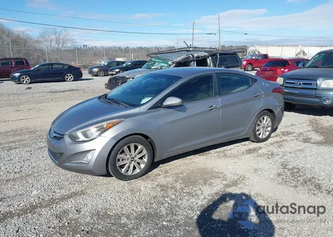 2014 Hyundai Elantra Se from USA, damaged, VIN KMHDH4AE5EU147440
